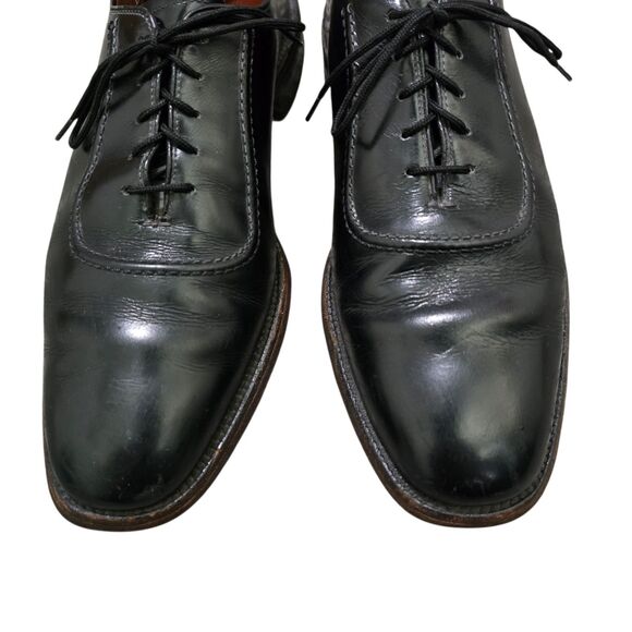 Allen Edmonds Belgium Shoes Mens Size 8.5B Vintage Oxford Shoes Black USA Made main image 9